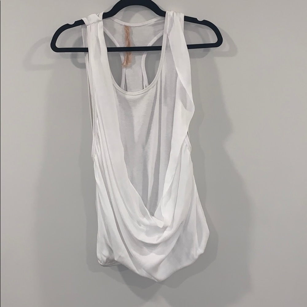 White Bailey 44 Drape Tank Top
